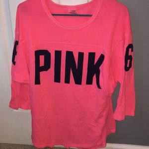 PINK 3/4 length top